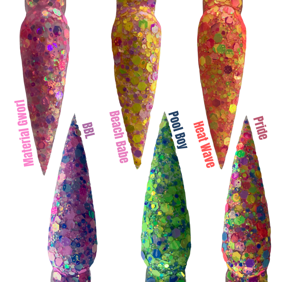 Suns Out Buns Out Glitter Powder Collection Nail Heaven Supply Store