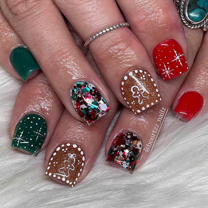 Nutcracker Glitter Acrylic & Dip Nail Powder