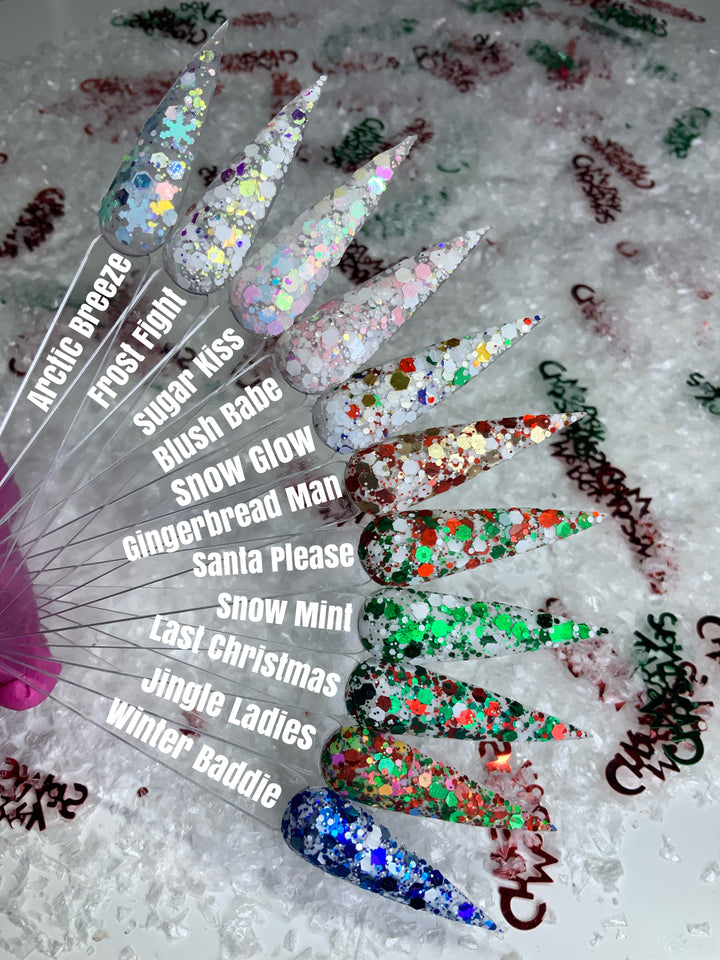 Snow Place Like Home-Glitter Acrylic/Dip Powder Christmas Collection