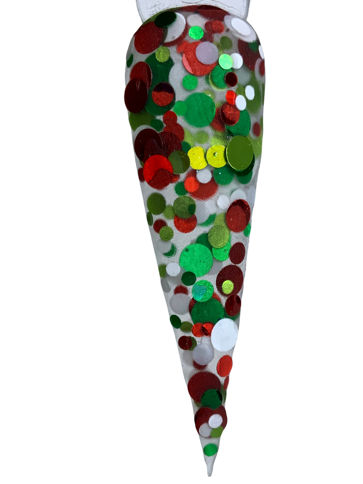 Grinch Please Glitter Acrylic/Dip Powder Christmas Collection