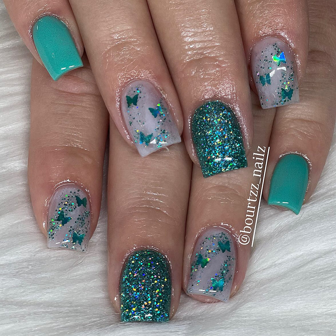 Sea Sick Glitter Acrylic/Dip Powder